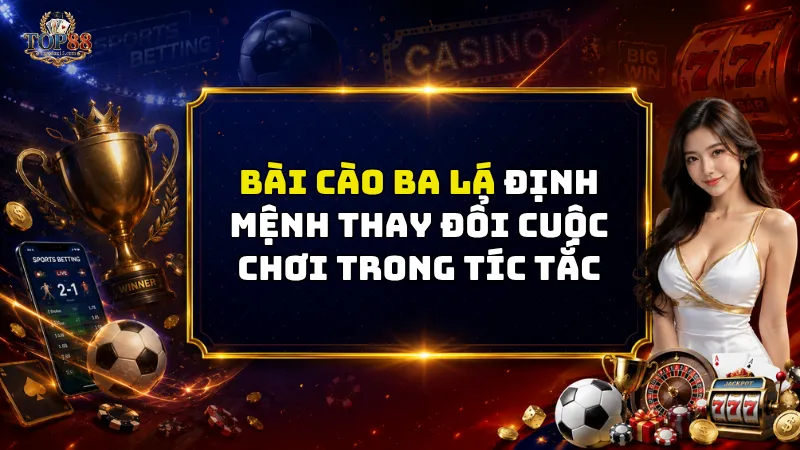 Bài cào ba lá
