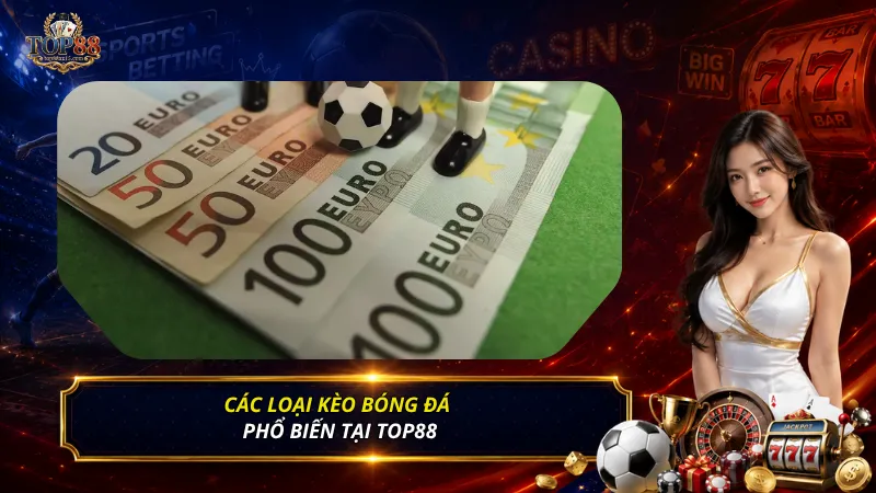 Các loại kèo bóng đá phổ biến tại Top88