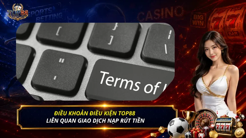 Điều khoản điều kiện Top88 liên quan giao dịch nạp rút tiền