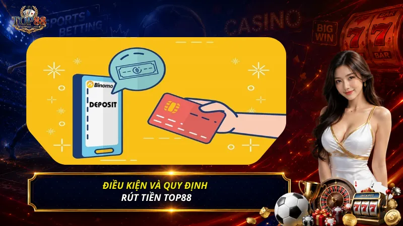 Điều kiện và quy định rút tiền Top88