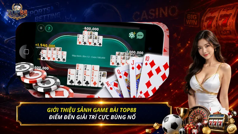 Giới thiệu sảnh game bài Top88 – Điểm đến giải trí cực bùng nổ