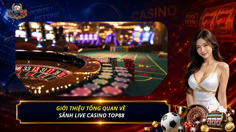 Giới thiệu tổng quan về sảnh live casino Top88