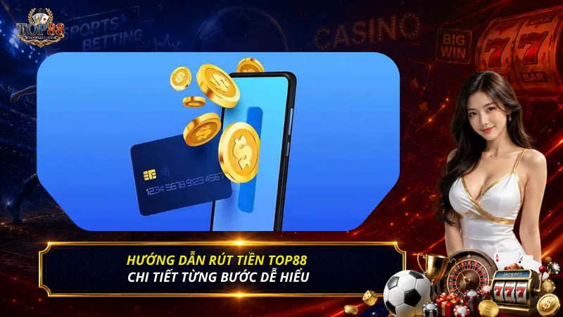 Hướng dẫn rút tiền Top88 chi tiết từng bước dễ hiểu