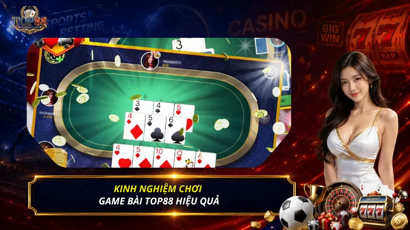 Kinh nghiệm chơi game bài Top88 hiệu quả