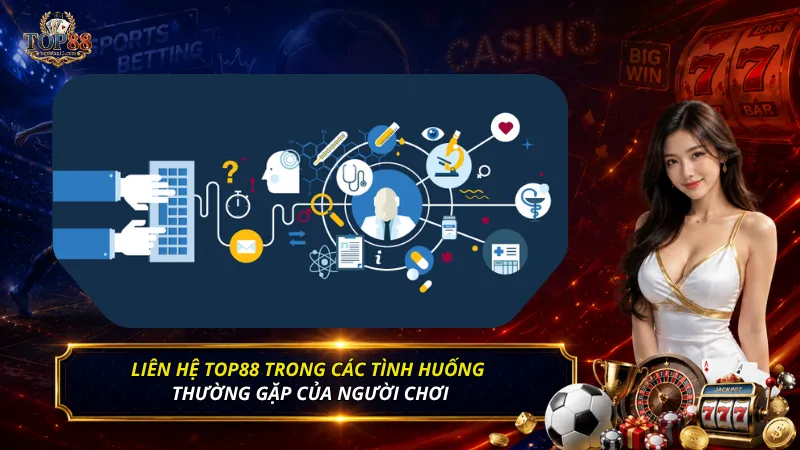 Liên hệ Top88 trong các tình huống thường gặp của người chơi