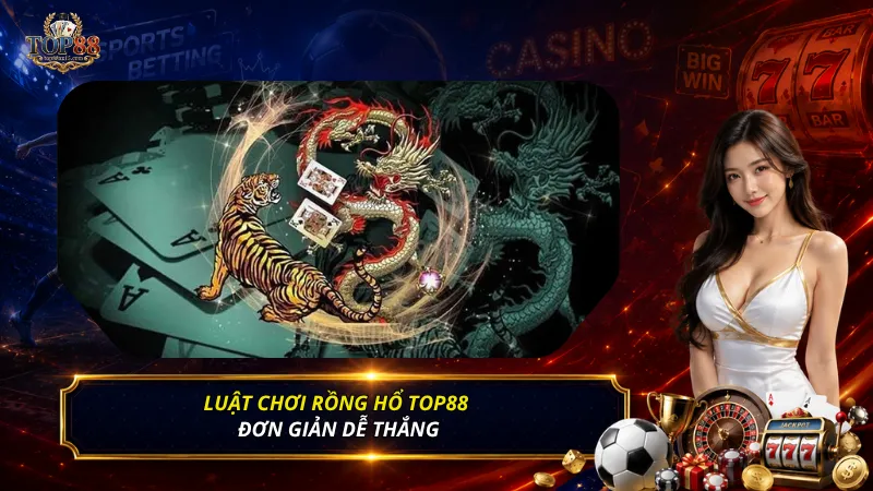 Luật chơi Rồng Hổ Top88 đơn giản dễ thắng