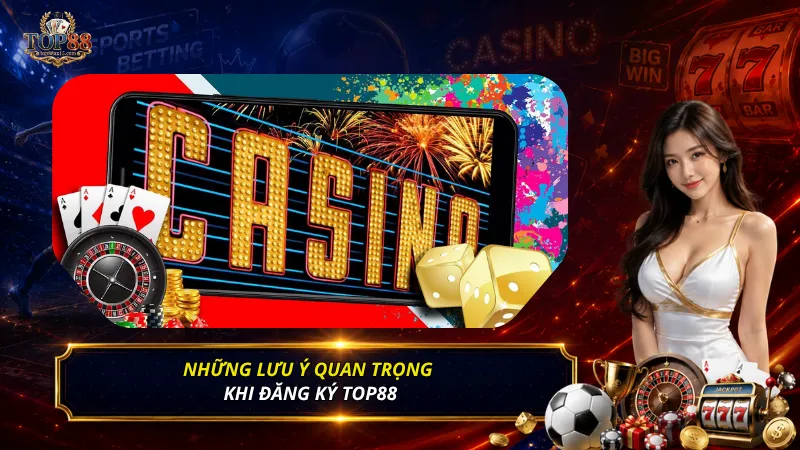 Những lưu ý quan trọng khi đăng ký Top88